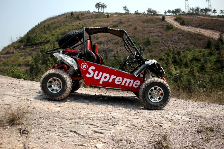 2019运动款卡丁车四轮越野摩托车200cc场地出租沙漠农夫车沙滩车 蓝色