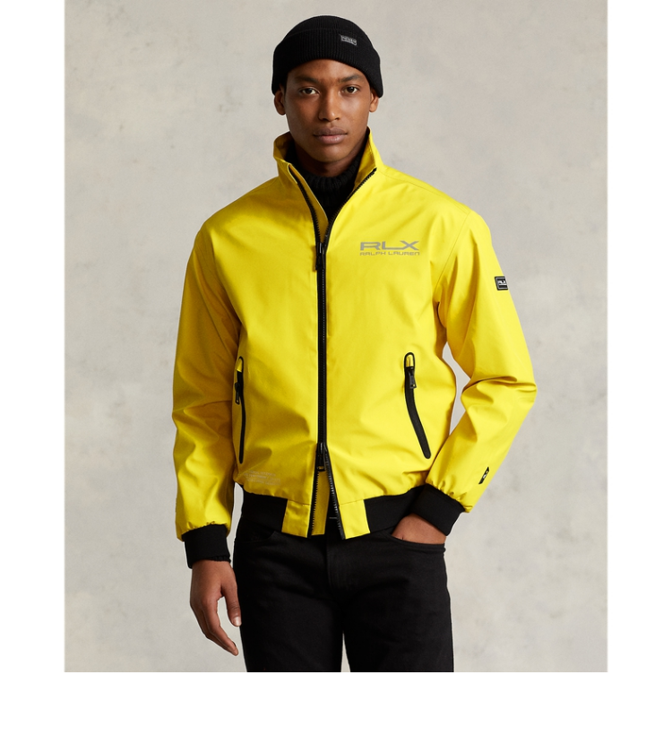 polo ralph lauren 拉夫劳伦 rlx系列 男装 22秋夹克rl15680 700-黄色