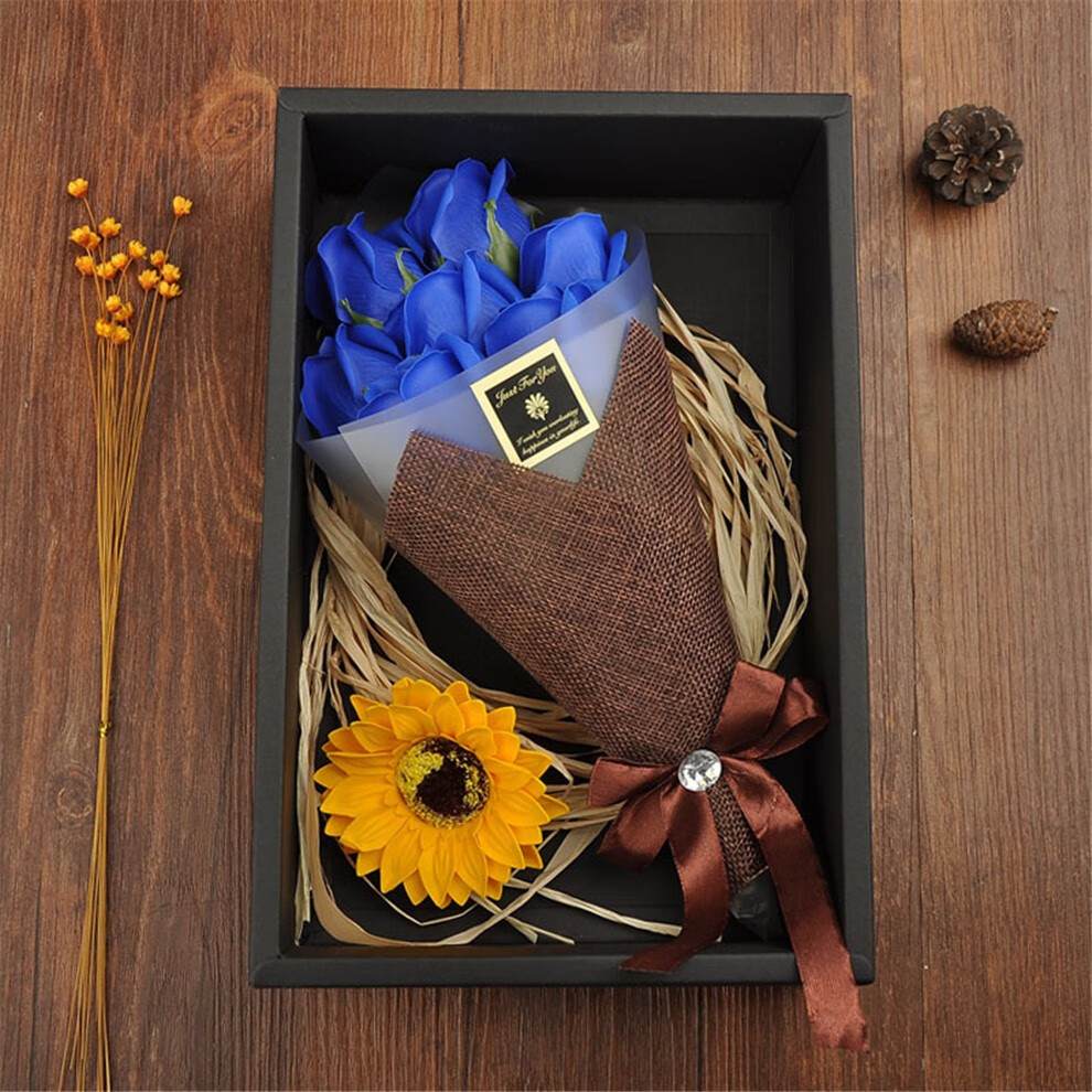 教师节礼物玫瑰香皂花束送女老师创意实用永生花礼盒生日礼物送女生