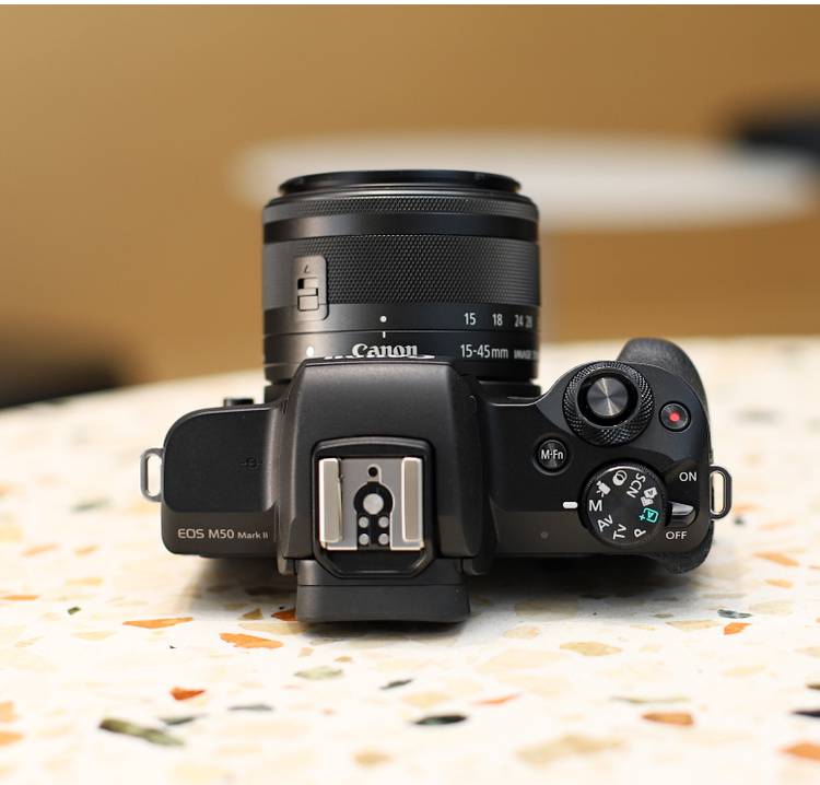 佳能(canon)eos m50二代学生入门级mark2 m6数码高清旅游微单相机m200