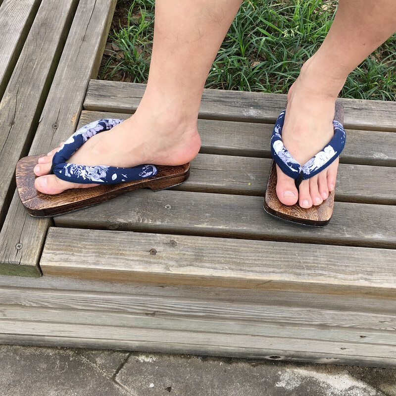 木屐拖鞋男供应全民抢购/男士木屐拖鞋子/日本男/平跟圆头/木头鞋积方