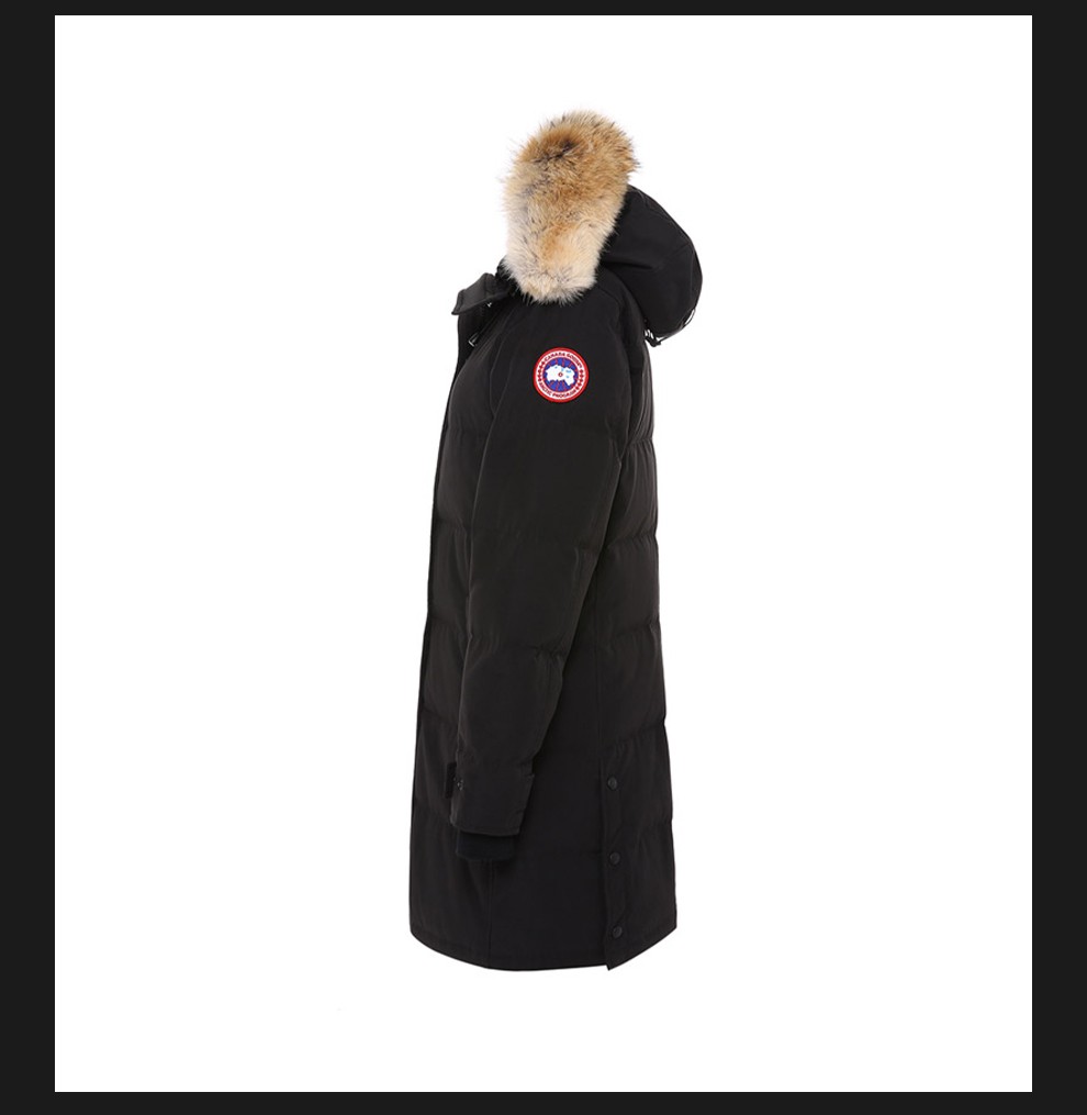 canada goose/加拿大鵝羽絨服 女士shelburne連帽毛領中長款大衣外套