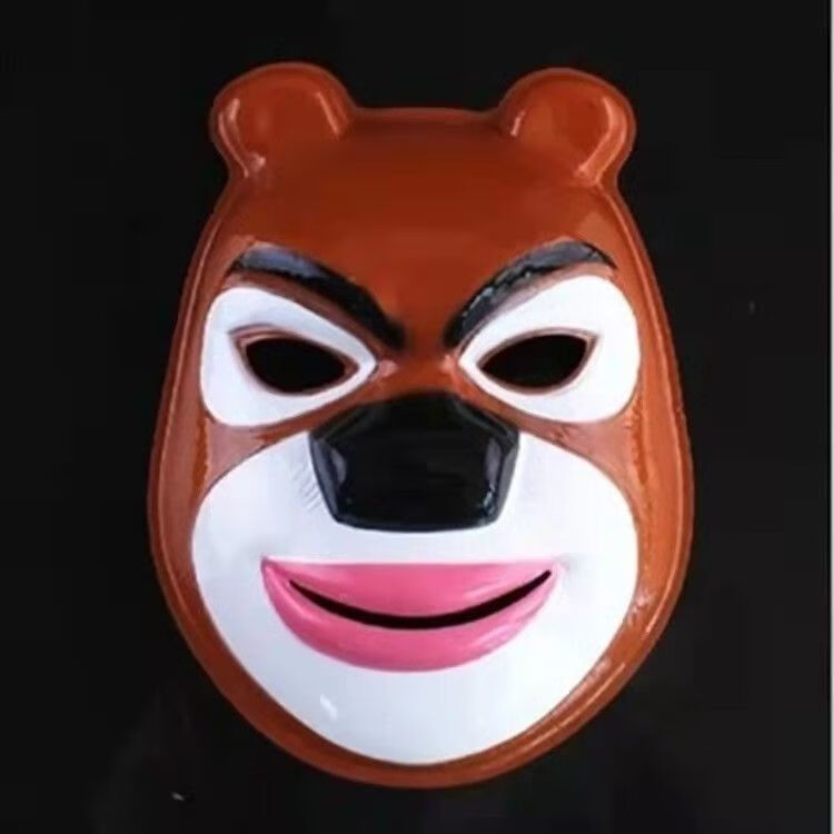黑猫警长面具玩具儿童卡通光头强熊大熊二角色猪猪侠索尼客熊出没玩具