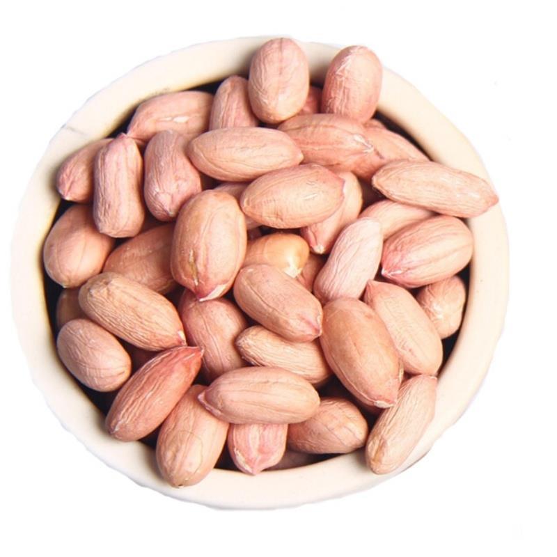 2021年新鲜5斤白皮花生米农家自种白沙粉红皮花生仁榨油下酒 1000g【