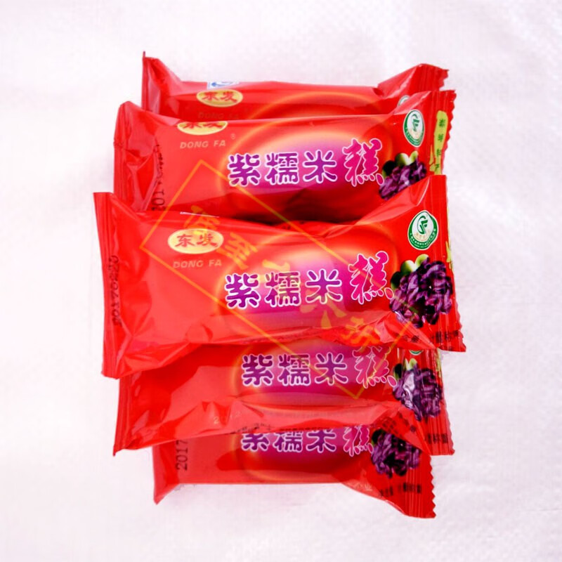 上海崇明特产东发云片糕小糕500克结婚喜糕散装紫糯米糕500克