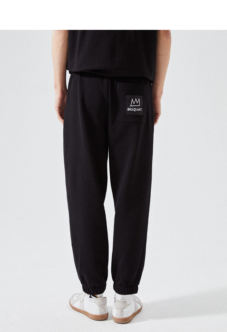 jackjones杰克琼斯男秋basquiat联名小王冠休闲裤22241d015 c63晨雾灰