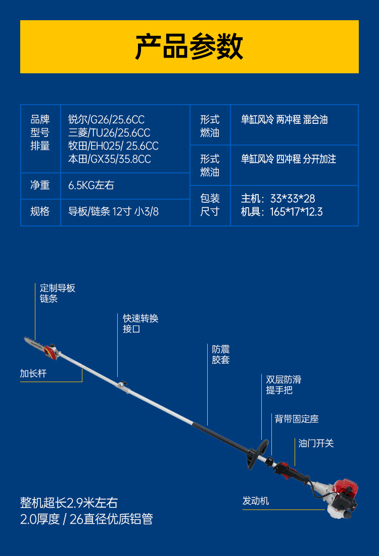 油锯的构造图图片