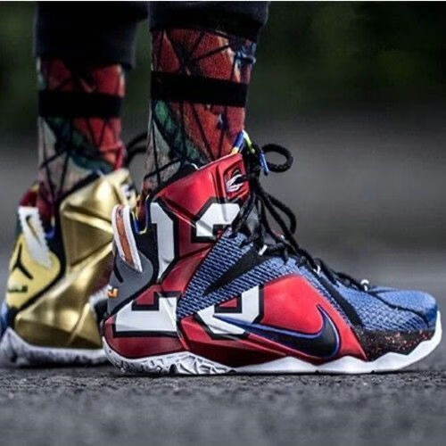 欧文7代鸳鸯篮球鞋德鲁大叔5代男女气垫运动球鞋詹姆斯12高 低帮冰蓝