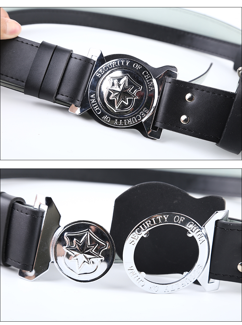 保安服装作训腰带保安内腰带皮带斜挎带三角带编织腰带西垣 保安皮带