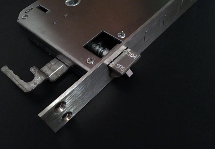 适用于盼盼门用小帅指纹锁锁体不锈钢13型双活双快指纹锁专用锁体