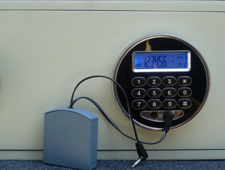 电池盒电源开锁应急备用保险箱外接双头6v通用型充电器虎牌 双头电源