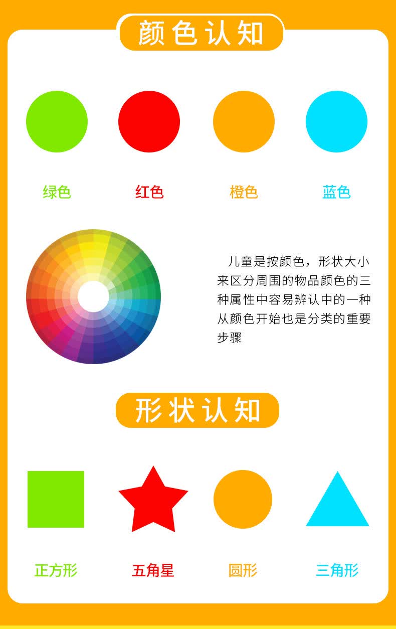 四色游戏儿童逻辑思维专注力训练玩具类亲子互动桌游戏3-7岁 形状颜色