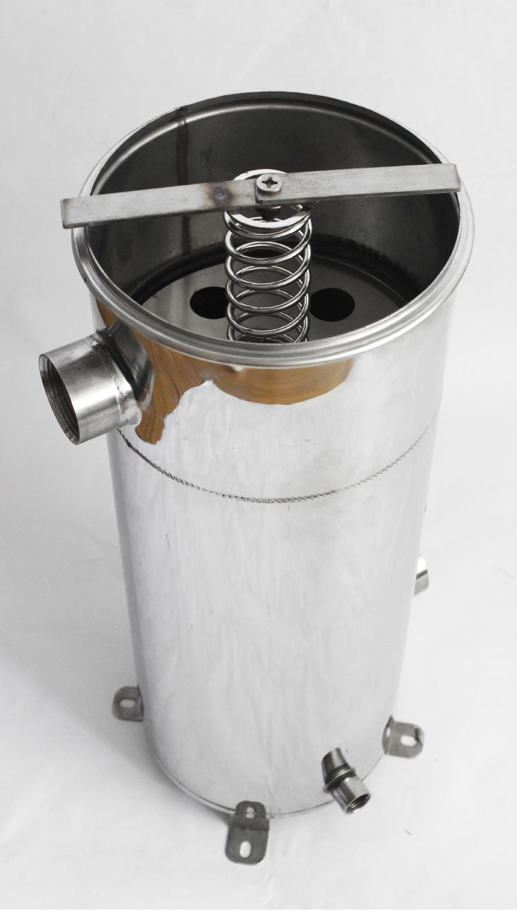 15寸1寸不锈钢过滤器大流量布袋式滤器柴油加油机油水分离过滤器通用