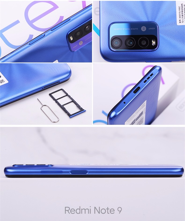 小米红米redminote9全网通4g智能红米note9手机烟波蓝8128gb