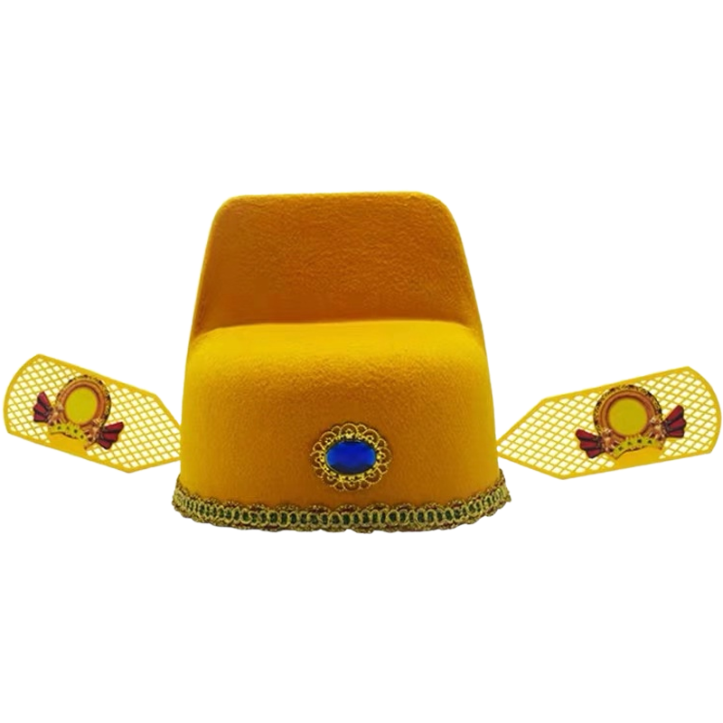 倩绣菲 少爷帽状元帽乌纱帽新郎官帽成人儿童道具戏曲帽秀才县官帽