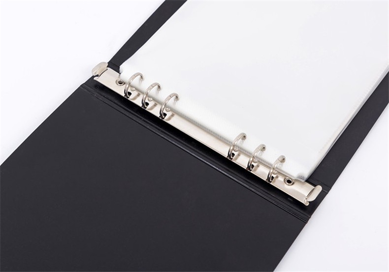 左一仁横款文件夹a4a5打孔夹16k多孔扣环活页本a3图