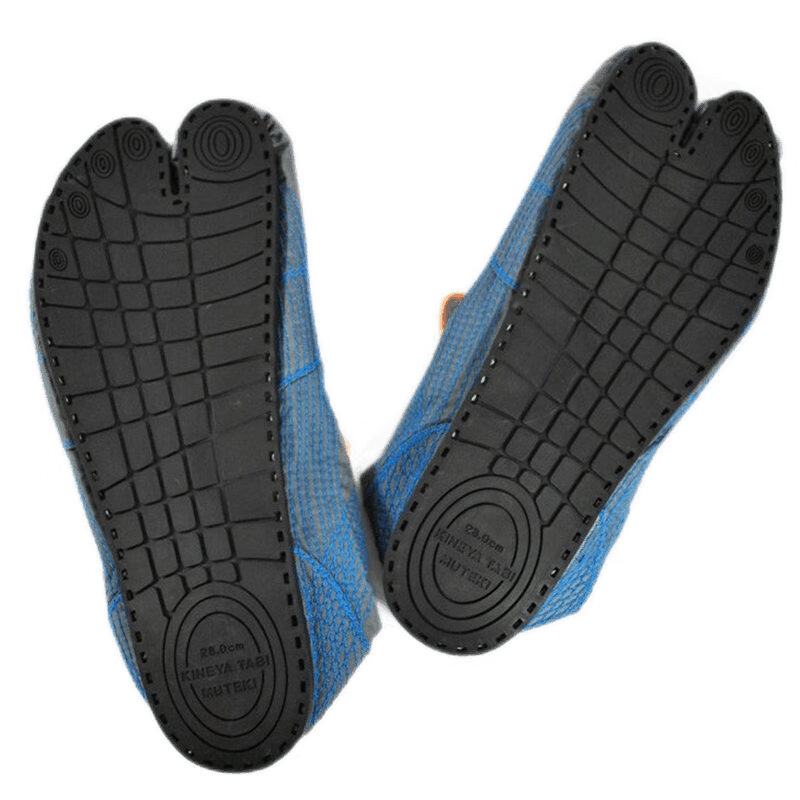 日本kineya分趾鞋足袋脚袋鞋男女同款 灰色 女款-日本码22.