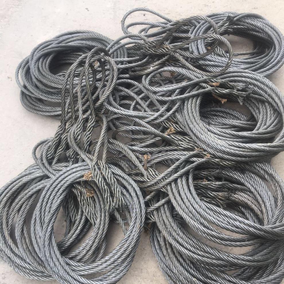 手工编头双扣插编钢丝绳起重吊装钢丝绳吊具索具吊索钢丝绳吊起重 10
