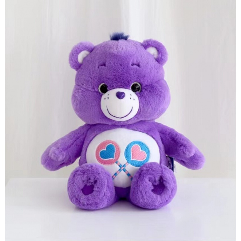 【618活动】 正版彩虹熊毛绒玩偶公仔圣诞礼物1 限量爱心彩虹款-27cm