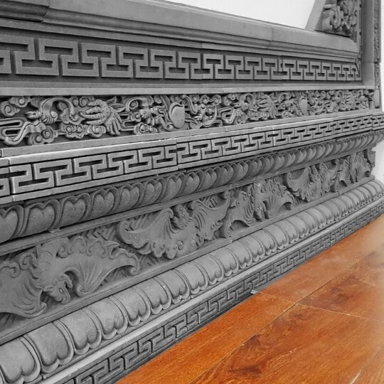 苏砖青中式仿古建筑材料青砖照壁影壁墙四合院别墅庭院门窗边框720x