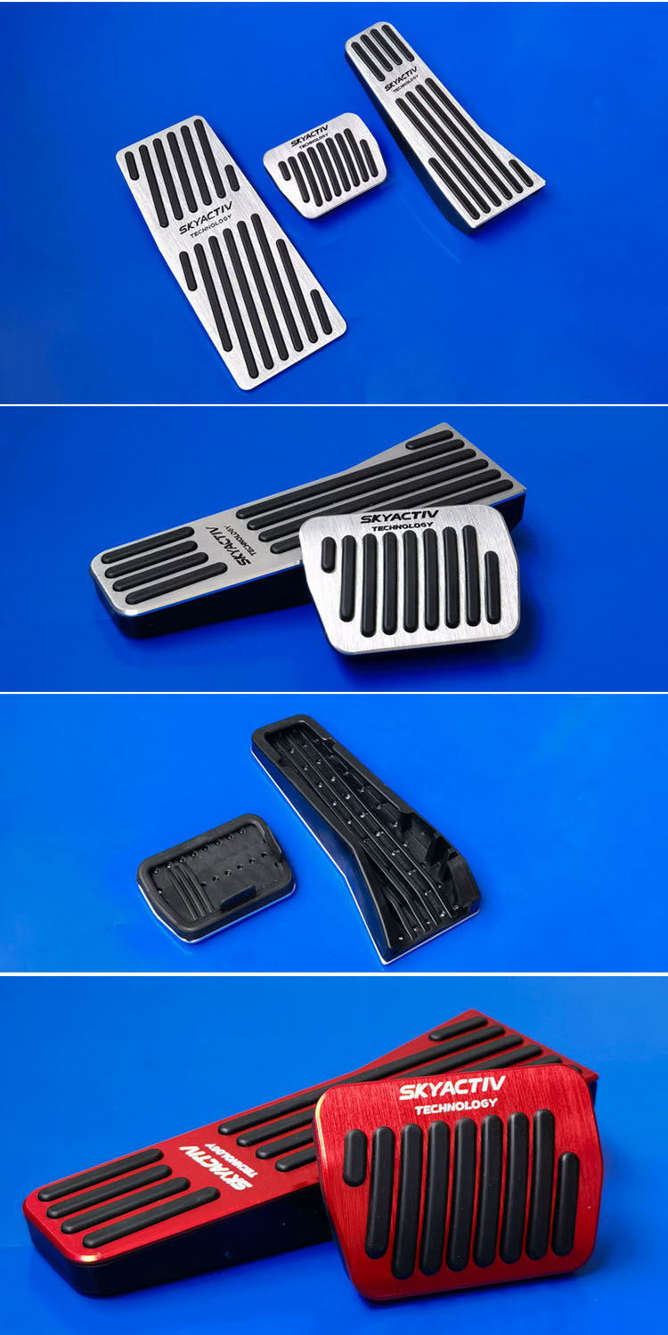 马自达3新昂克赛拉cx30刹车油门脚踏板改装专用金属内饰1419款昂克