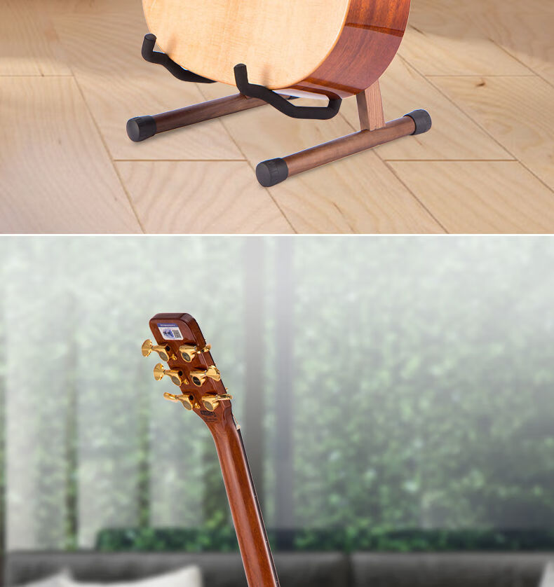 木质吉他架落地家用放吉他架子立式支架落地创意地架支架放置吉他支架