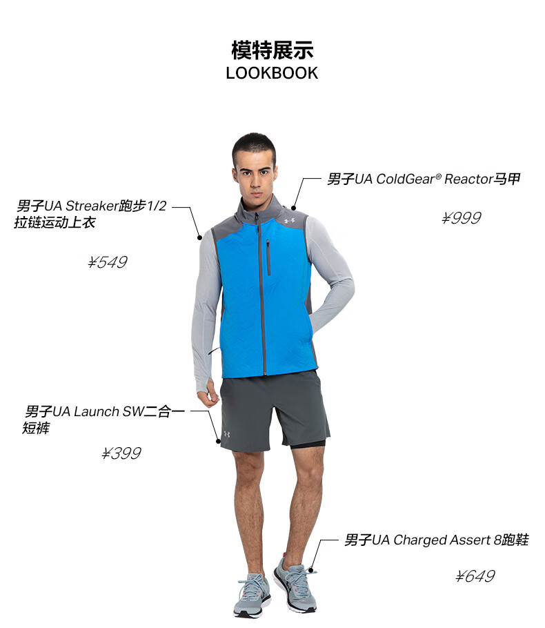男子跑步鞋_UNDER ARMOUR 安德玛 Charged Assert 8 男子跑鞋 3021952-002