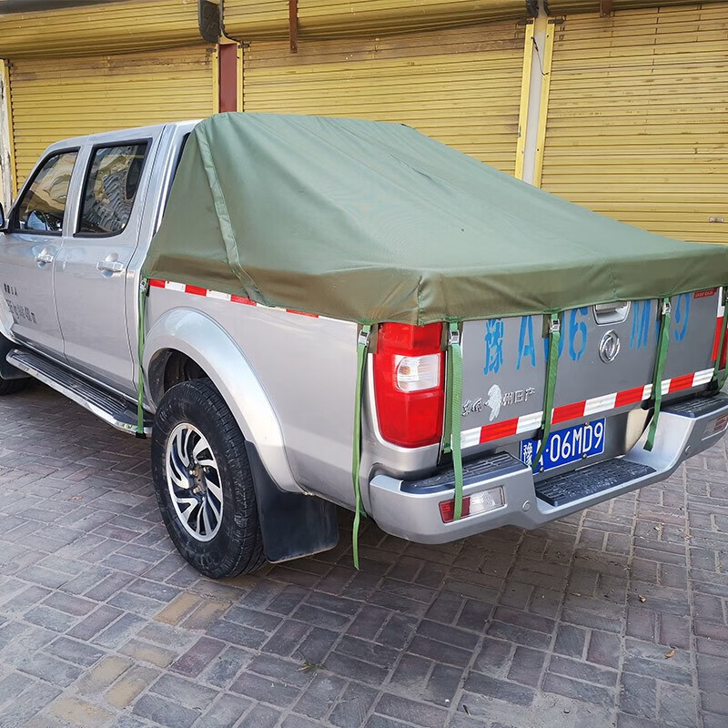适用于江铃宝典域虎3579大通t60t70皮卡车后箱盖帐篷防水帆布雨棚后