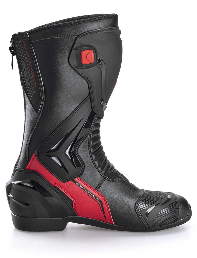 美国augi骑行靴摩托车骑行靴男竞技防摔赛车鞋机车装备赛道靴子长筒靴