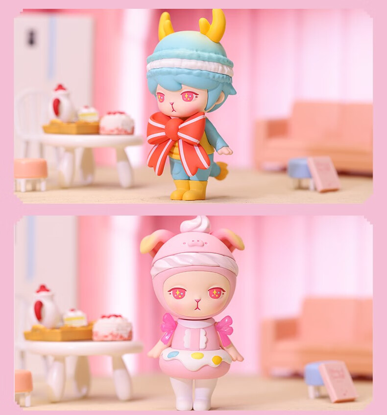 泡泡玛特(pop mart)bunny十二生肖系列盲盒一套 popmart公仔手办摆件