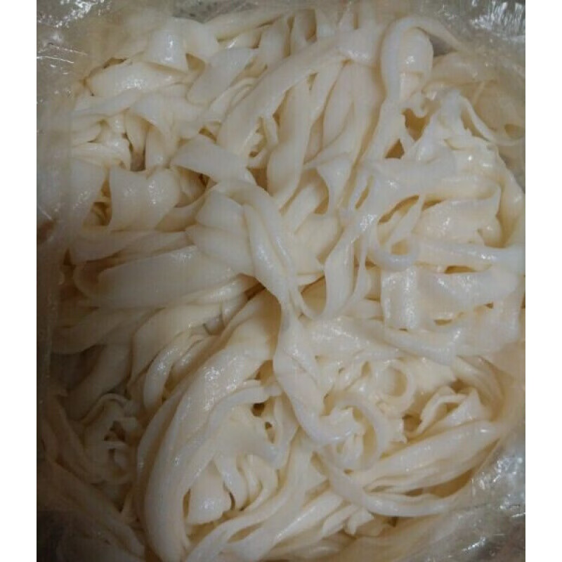 湖北荆州特产新鲜沙市宽米粉湿米粉纯手工河粉农家凉皮米面500g