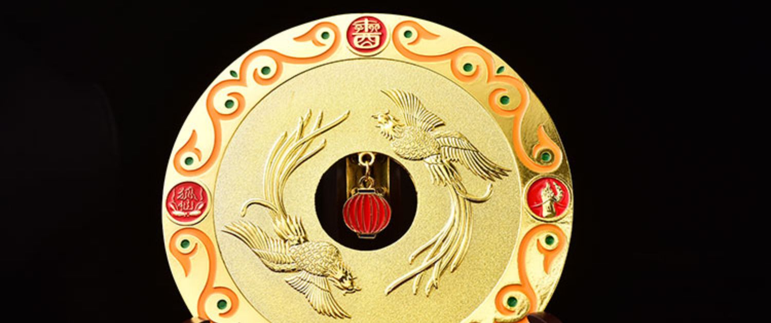 淘运阁喜极缘合摆件2021牛年吉祥物玄关客厅卧室家居平安挂件 款式1