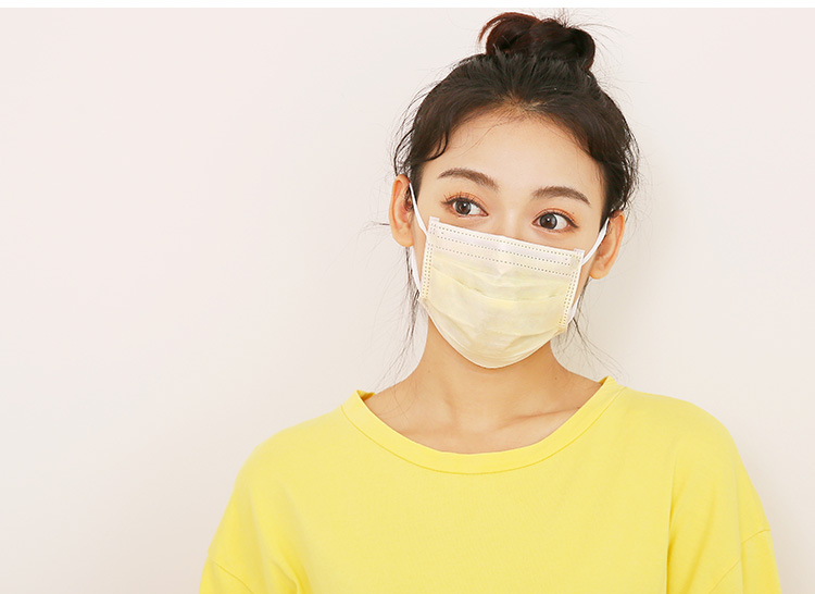 日本彩色口罩叁次元超快适时尚网红明星同款女神薄女小脸 彩虹系  