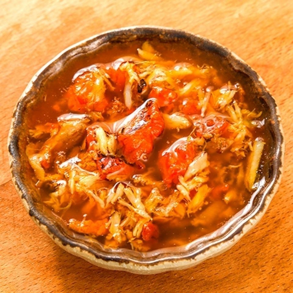 蟹黄粉2斤一袋商用调味料蟹黄粥汤材料酒店炒菜料家用调料 蟹黄粉2