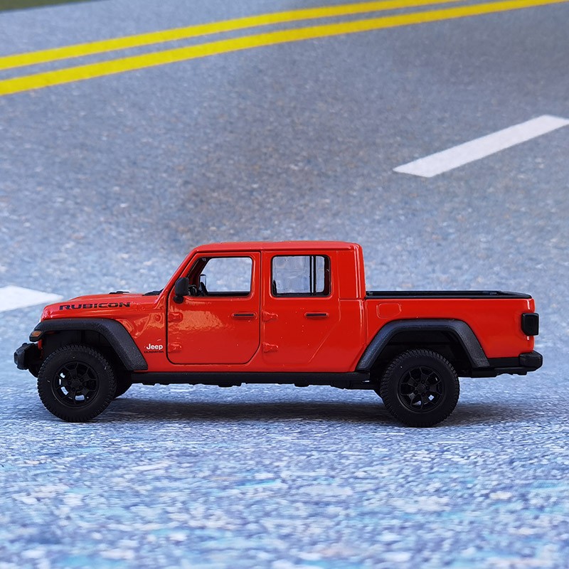 () 1:24 吉普 jeep 2020牧马人越野车suv合金汽车模型静态车模 红色