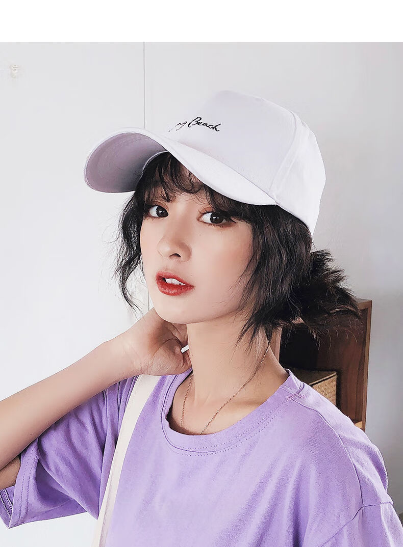 jpntky服饰配件新品纯黑鸭舌帽帽子女夏天鸭舌帽韩版百搭网红ins街头