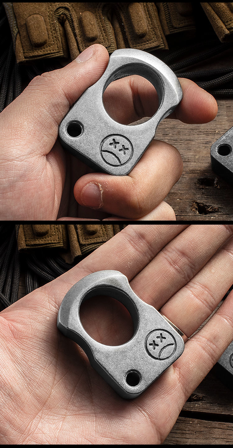 捷骜新品指虎求生装备防身防狼破窗用品单指指虎户外运动用品工具砂光