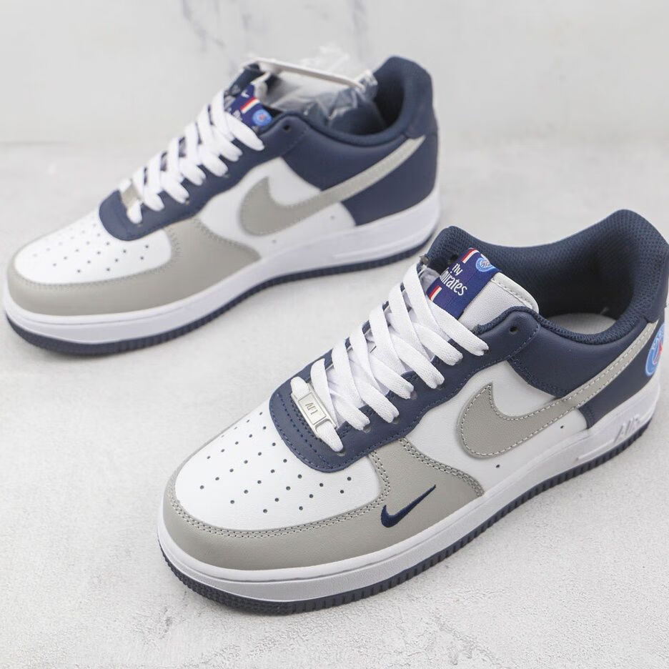 莆田高品质新款af1空军一号巴黎铁塔内置蜂窝气垫休闲运动白搭板鞋高