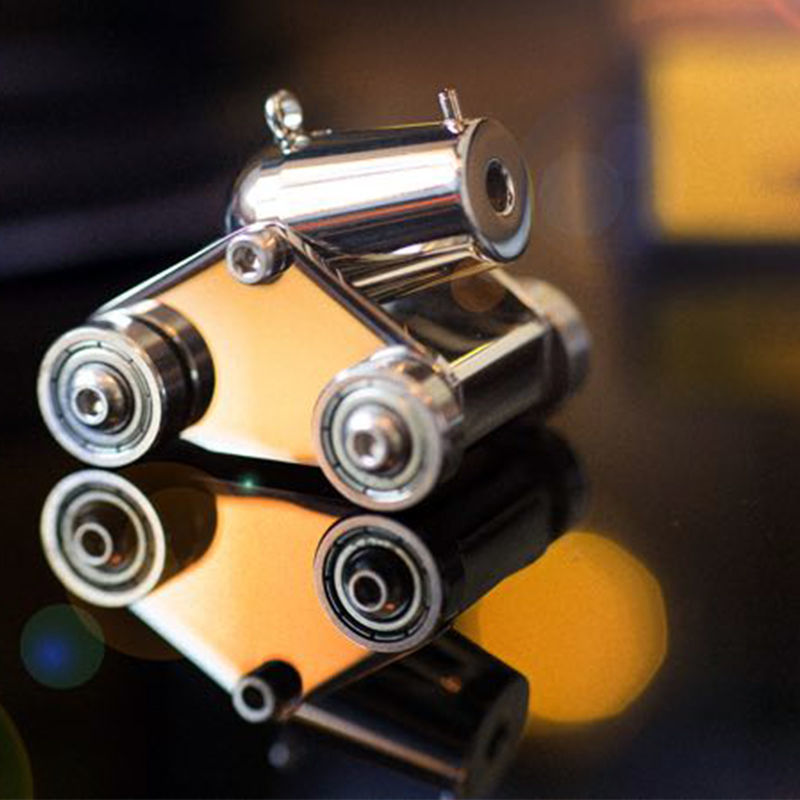 迷铭乐 迷你小火炮金属不锈钢迷你小火钢炮仿真迫击模型摆件玩具