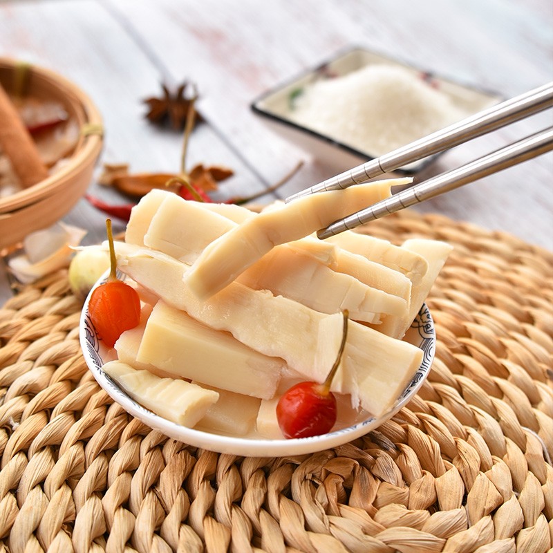 酸笋片即食 发记甜酸竹笋900g 酸野水果广西玉林特产城隍酸料酸嘢手撕