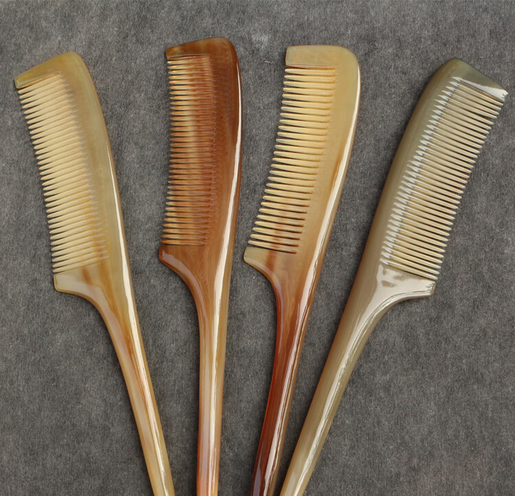众福缘 牛角挑发梳子尖尾盘发梳子分发梳专业造型密梳齿顺发儿童牛角