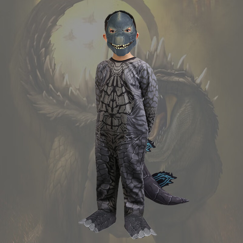 奥特曼打怪兽哥斯拉大战金刚恐龙装扮儿童成人装连体衣 成人金刚服装