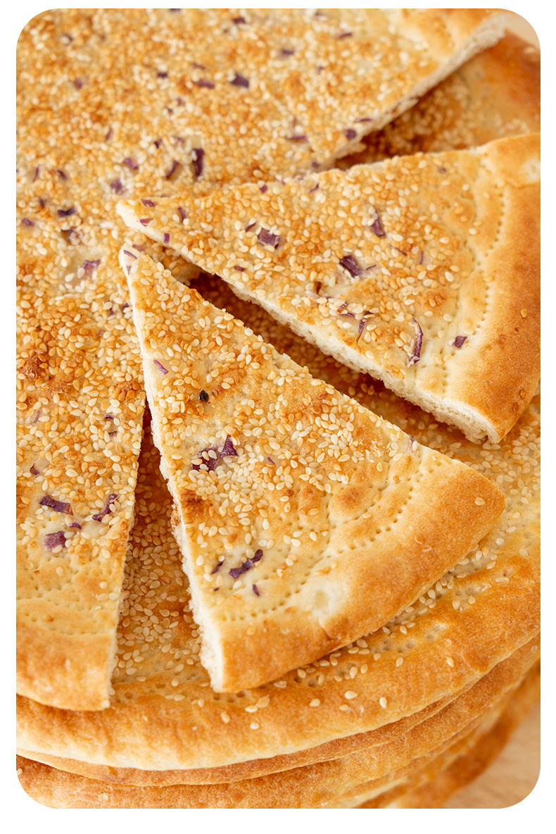 新疆馕饼烤馕皮牙子馕芝麻馕大油馕新疆特产美食小吃清真手工囊饼芝麻