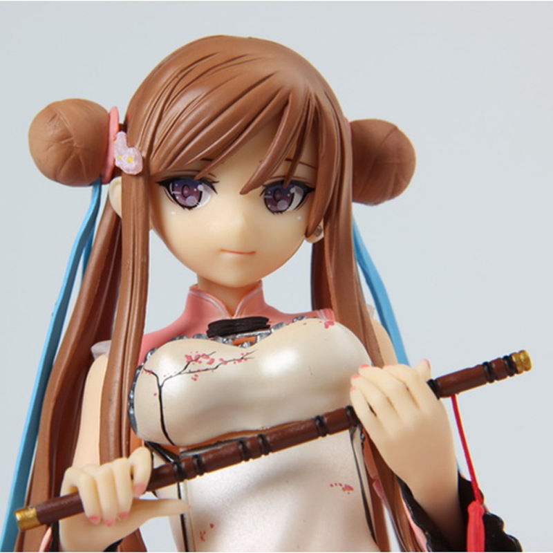 定制动漫二次元玩偶女警小日向兰美女模型机箱人偶摆件配件包 红衣金