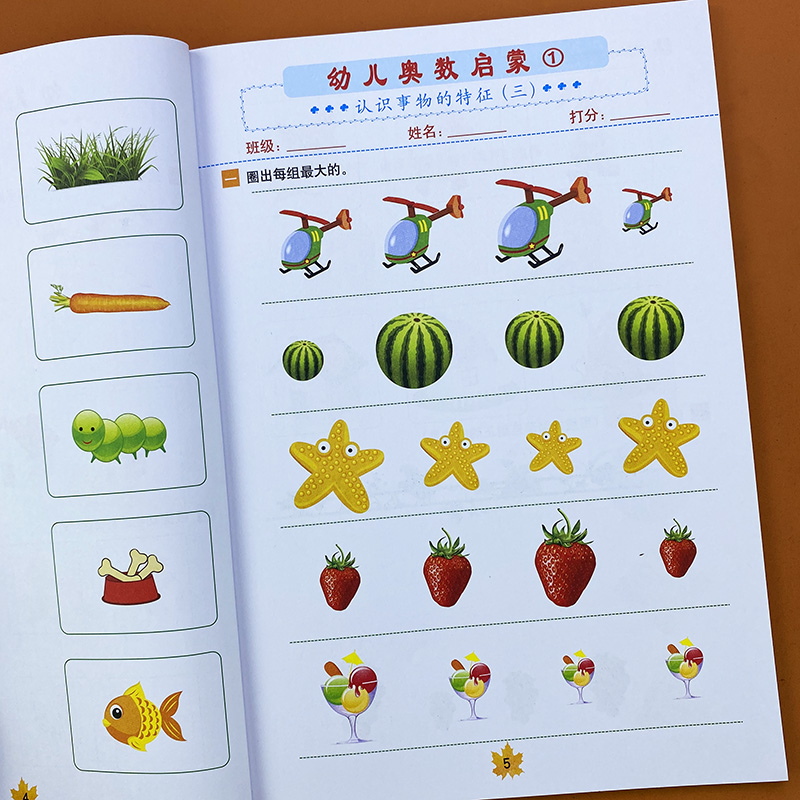 幼儿奥数启蒙思维训练1幼儿园小班教材用书36岁宝宝10以内数字启蒙