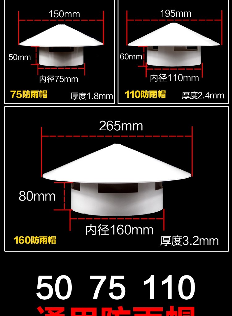 管道防雨帽的制作图片