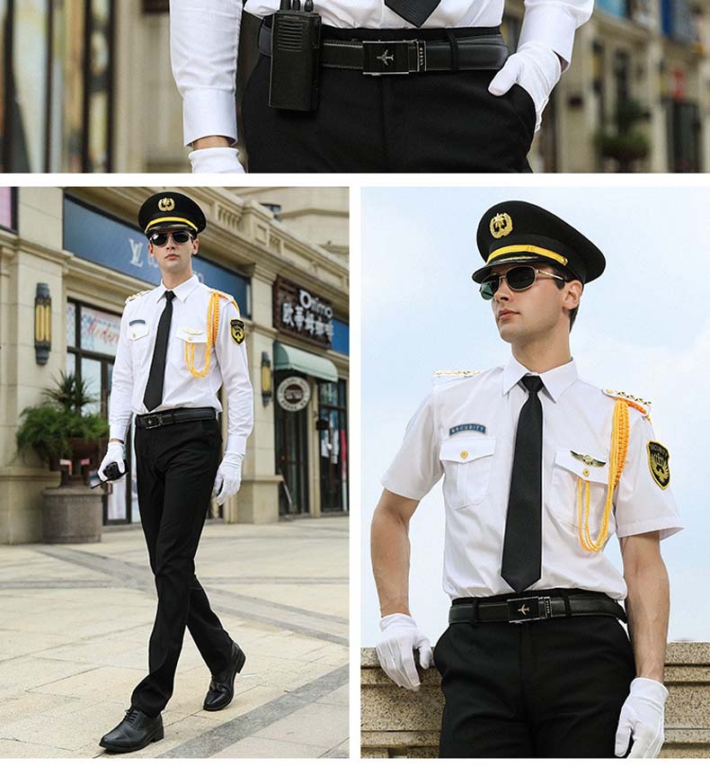 售楼处形象岗服装新式保安制服夏装安保物业礼宾服售楼部房产保安工作