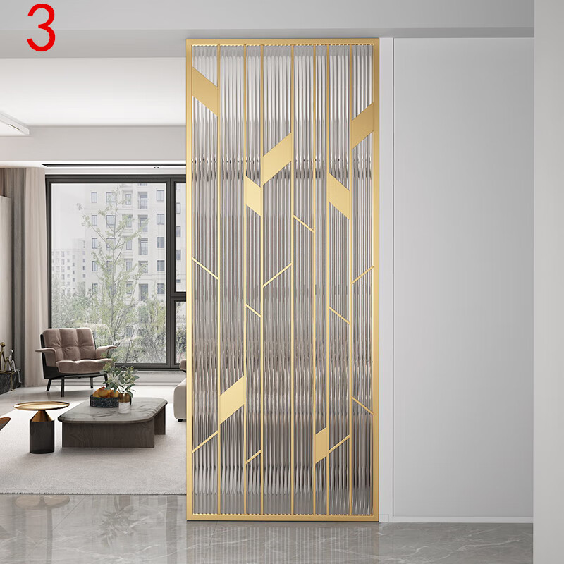 折叠屏风隔断 移动屏风 北欧电视墙网红屏风架客厅餐厅玄关入户门轻奢