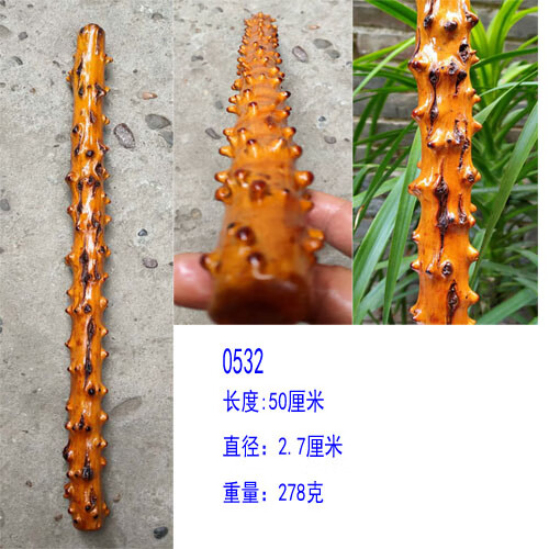 檬子木棍 贵州檬子木刺棍短棒长手把件文玩防身红木棒敲腿工艺品摆件