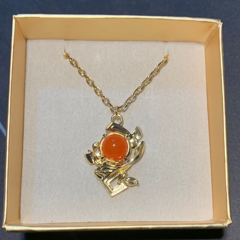 定制周边项链吊坠月石再生器救赎项链皇冠仙女护符三项之力纯银吊坠